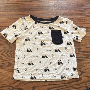 Kyte Baby Crewneck Short Sleeve Pocket Tee in Zen, Size 4T